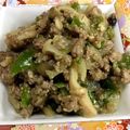 SRO1214's cooksnap of when they made 牛ミンチと残り野菜の味噌オイ炒めは.