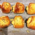 くるmamaさん's cooksnap of when they made HBで簡単♡チーズたっぷりハムチーズパン.