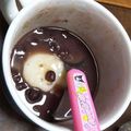 クック3H73AM☆'s cooksnap of when they made 甘納豆で☆簡単おしるこ*ぜんざい.