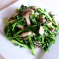 totoha's cooksnap of when they made 菜の花とシメジの簡単ペペロンチーノ♪.