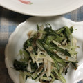 クック3IJVP1☆'s cooksnap of when they made えのきと水菜の梅おかか和え.