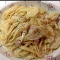 クックDY6GBH☆'s cooksnap of when they made 生クリーム無しで濃厚☆クリームパスタ.
