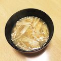 take♪aki♪'s cooksnap of when they made えのきの味噌汁♪つるつる食感♪.