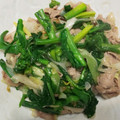 つまみ喰い's cooksnap of when they made 豚肉と菜の花と葉玉ねぎのゆずこしょう炒め.