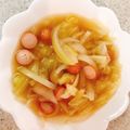 クックDY6GBH☆'s cooksnap of when they made ウインナーとキャベツのコンソメスープ.