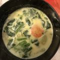 ちゃうちゃこ's cooksnap of when they made 簡単絶品・ほうれん草の牛乳スープ.