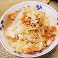 ｎｕｋａｄｕｋｅ's cooksnap of when they made 土鍋でご飯♪ツナと梅の炊き込み.