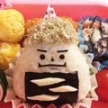 stella04's cooksnap of when they made 角はピックde俵おにぎりの鬼☆キャラ弁.