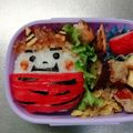 nikomi's cooksnap of when they made 鬼の弁当ー節分キャラ弁ー.