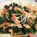 チェーサチ's cooksnap of when they made ベーコンとほうれん草のバター醤油炒め.