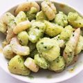 koma301's cooksnap of when they made １０分で海老とじゃが芋のバジルソース和え.