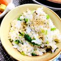 Shaxue's cooksnap of when they made かぶの葉と塩昆布の混ぜご飯★おにぎりにも.