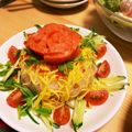 ノン＊'s cooksnap of when they made ＊お手軽ちらし寿司ケーキ＊.