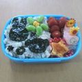 ラリー＆サラ's cooksnap of when they made 青昆布草原に枝豆コーンのお花ごはん♪.