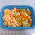 haruru141's cooksnap of when they made お弁当や、お昼ごはんに☆ガパオ風そぼろ丼.