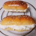 リアのあ's cooksnap of when they made 煎茶入りコッペパン♡薩摩芋クリームサンド.