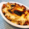 こはる・▽・'s cooksnap of when they made なすとひき肉のラザニア風グラタン.