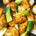 もこもこ７'s cooksnap of when they made ふんわり胸肉と青梗菜の豆鼓醤炒め☆.