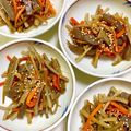 ふたごゆき's cooksnap of when they made ごぼう人参こんにゃくのきんぴら♪.