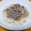 ❤mihomama❤'s cooksnap of when they made 牛ミンチあんかけうどん.