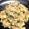 raraicca's cooksnap of when they made 農家直伝❤ニラとコーンとサバ缶のサラダ.