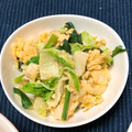 :えり坊's cooksnap of when they made ✿白菜＆炒りたまごのしょうゆマヨあえ✿.