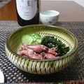 ダイナマイト漆黒's cooksnap of when they made さっぱり★ホタルイカとわかめの酢の物.