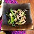 ちゃぴ♥'s cooksnap of when they made お弁当に♡小松菜とカニカマの塩昆布和え.