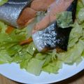 ナーちゃん's cooksnap of when they made レンジで簡単！！鮭のワイン蒸し.
