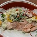 クック2JWD2O☆'s cooksnap of when they made 夏野菜アレンジ！鮭の枝豆チーズ蒸し.