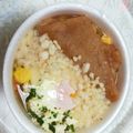 賢くんママ's cooksnap of when they made カップうどんに一手間☆簡単月見うどん☆.