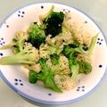 みおしむ♡'s cooksnap of when they made カリフラワーとブロッコリーのニンニク風味.