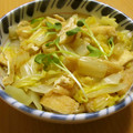 もんしゅしゅ's cooksnap of when they made 白菜 油揚げからし醤油和え 野菜のおかず.