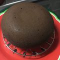 肉球犬's cooksnap of when they made 炊飯器で作る！　絶品チョコブラウニー.