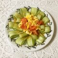 puniＫ's cooksnap of when they made 技あり！きゅうり・トマト・卵のサラダ.