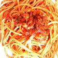 くろこ87's cooksnap of when they made 小いわしのチリトマトソースパスタ.