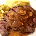 チュンLondon's cooksnap of when they made 簡単！肉汁で☆絶品ステーキソース.