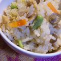 AZ42's cooksnap of when they made がんもどきの炊き込みご飯.