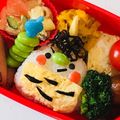 奏☆結ママ's cooksnap of when they made キャラ弁＊簡単♪節分オニぎりくん.