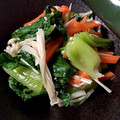 OHグッデイ's cooksnap of when they made 簡単！チンゲン菜とえのきのお浸し.