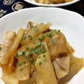 トロイメライ♬'s cooksnap of when they made 短時間でこく旨★焼き葱大根と豚バラの煮物.