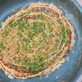 H☆K☆R's cooksnap of when they made 簡単♪サクふわ白菜お好み焼き♪話題入り.