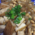yokko777's cooksnap of when they made 大豆と新玉ねぎと厚揚げのバター醤油炒め.