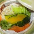 ゆゅか3's cooksnap of when they made 土鍋で蒸し野菜に挑戦！.