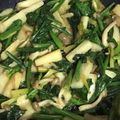 エルルン's cooksnap of when they made 長芋とほうれん草のピリ辛味噌炒め.