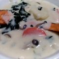 更夜＠'s cooksnap of when they made 鮭とほうれん草のシチュー.