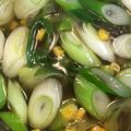 ましゅまろ✩'s cooksnap of when they made 白葱とコーン・枝豆のコンソメスープ.