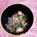 ＮＦＲの南仏キッチン's cooksnap of when they made 赤ワインとベーコンのおもてなし炊込みご飯.