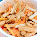 すちにゃん's cooksnap of when they made 酢ごぼうと人参のゴマまぶし.