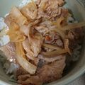 yukihos's cooksnap of when they made 簡単＊豚バラ肉と長ネギのガッツリ塩ダレ丼.